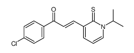 E-3-(2'-(4-chlorobenzoyl)vinyl)-1-isopropyl-2(1H)-pyridinethione Structure