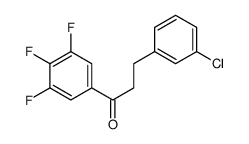 3-(3-CHLOROPHENYL)-3',4',5'-TRIFLUOROPROPIOPHENONE图片