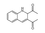 1-(3-acetyl-1,2-dihydroquinolin-2-yl)ethanone Structure