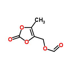 4-甲酰基-5-甲基-1,3-间二氧杂环戊烯-2-星空app结构式