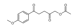 1,4-Pentanedione, 5-(acetyloxy)-1-(4-methoxyphenyl)-结构式