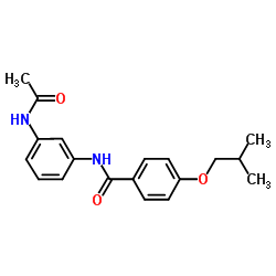 N-(3-Acetamidophenyl)-4-isobutoxybenzamide Structure