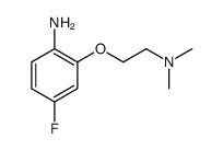 Benzenamine, 2-[2-(dimethylamino)ethoxy]-4-fluoro结构式