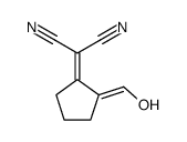 1-dicyanomethylene-2-hydroxymethylenecyclopentane Structure