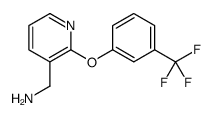 3-Pyridinemethanamine, 2-[3-(trifluoromethyl)phenoxy]- Structure