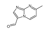 7-methylimidazo[1,2-a]pyrimidine-3-carbaldehyde结构式