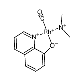 [Rh(8-oxiquinolinato)((13)CO)(trimethylamine)] Structure