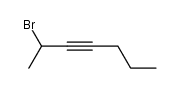 2-bromo-hept-3-yne结构式