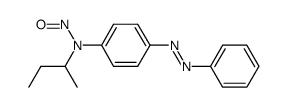 N-sec-butyl-N-nitroso-4-phenylazo-aniline结构式