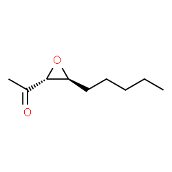 Ethanone, 1-[(2R,3S)-3-pentyloxiranyl]-, rel- (9CI)结构式