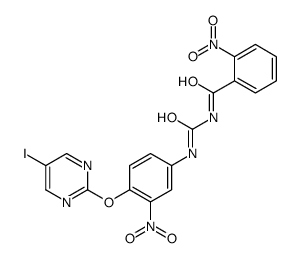 N-[[4-(5-iodopyrimidin-2-yl)oxy-3-nitrophenyl]carbamoyl]-2-nitrobenzamide结构式