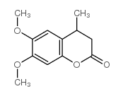 6,7-DIMETHOXY-4-METHYL-CHROMAN-2-ONE Structure