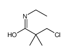 3-chloro-N-ethyl-2,2-dimethylpropanamide(SALTDATA: FREE) Structure