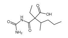 Ethyl(1-methylbutyl)malonuric Acid结构式