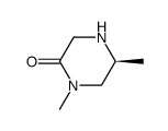 (S)-1,5-DIMETHYLPIPERAZIN-2-ONE structure