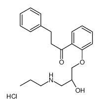 (R)-(+)-PROPAFENONE HYDROCHLORIDE结构式