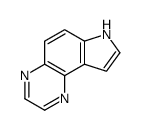 1H-Pyrrolo[3,2-f]quinoxaline (9CI) structure