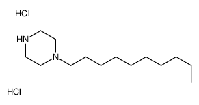 1-decylpiperazine,dihydrochloride structure