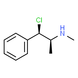 1-Phenyl-1-chloro-2-methylaminopropane hydrochloride, Chloroephedrine HCL Structure