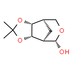 4,8-Methano-1,3-dioxolo[4,5-d]oxepin-5-ol,hexahydro-2,2-dimethyl-,[3aS-(3a-alpha-,4-bta-,5-bta-,8-bta-,8a-alpha-)]-(9CI) structure