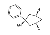 cis-3-phenyl-3-aminobicyclo[3.1.0]hexane结构式