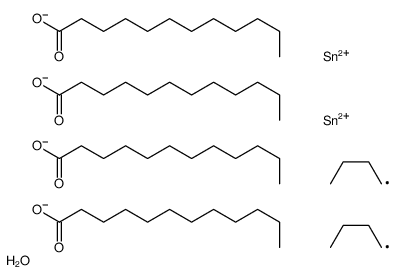 [butyl-[butyl-di(dodecanoyloxy)stannyl]oxy-dodecanoyloxystannyl] dodecanoate Structure