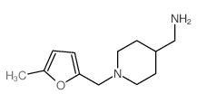 ({1-[(5-甲基-2-呋喃基)甲基]-4-哌啶基}甲基)胺图片