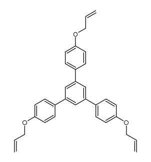 1,3,5-tris(4-allyloxyphenyl)benzene Structure