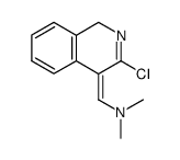 1-(3-chloroisoquinolin-4(1H)-ylidene)-N,N-dimethylmethanamine Structure