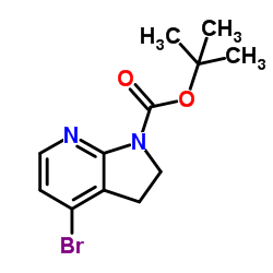 2-Methyl-2-propanyl 4-bromo-2,3-dihydro-1H-pyrrolo[2,3-b]pyridine-1-carboxylate图片