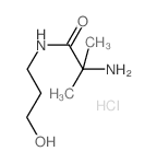 2-Amino-N-(3-hydroxypropyl)-2-methylpropanamide hydrochloride Structure