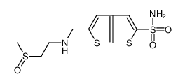 5-[[[2-(Methylsulfinyl)ethyl]amino]methyl]thieno[2,3-b]thiophene-2-sulfonamide picture