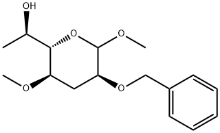 talo-Heptopyranoside, methyl 3,7-dideoxy-4-O-methyl-2-O-(phenylmethyl)-结构式