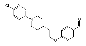 4-[2-[1-(6-chloropyridazin-3-yl)piperidin-4-yl]ethoxy]benzaldehyde Structure