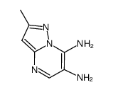 2-methylpyrazolo[1,5-a]pyrimidine-6,7-diamine Structure