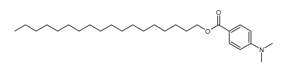 n-octadecyl 4-dimethylaminobenzoate Structure