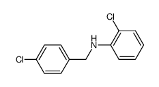 2-chloro-N-(4-chloro-benzyl)-aniline Structure