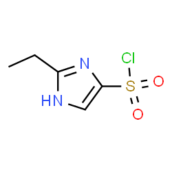 2-ethyl-1H-imidazole-4-sulfonyl chloride structure