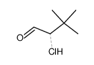 2-chloro-3,3-dimethylbutanal oxime structure