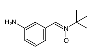 N-tert-butyl-α-(3-aminophenyl)nitrone Structure