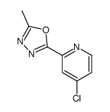 2-(4-chloropyridin-2-yl)-5-methyl-1,3,4-oxadiazole Structure