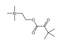 2-trimethylsilylethyl 3,3-dimethyl-2-oxobutanoate Structure