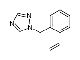 1-[(2-ethenylphenyl)methyl]-1,2,4-triazole Structure