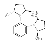 (-)-1,2-BIS[(2R,5R)-2,5-DIMETHYLPHOSPHOLANO]BENZENE Structure