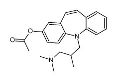 10,11-dehydro-2-acetoxytrimipramine structure