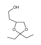 2-[(4R)-2,2-diethyl-1,3-dioxolan-4-yl]ethanol Structure