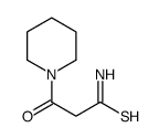 3-氧代-3-哌啶-1-丙烷硫胺结构式