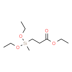 3-[Diethoxy(methyl)silyl]propionic acid ethyl ester picture