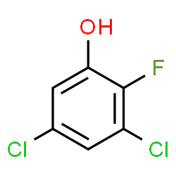 3,5-Dichloro-2-fluorophenol Structure