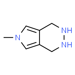 1H-Pyrrolo[3,4-d]pyridazine,2,3,4,6-tetrahydro-6-methyl-(9CI)结构式